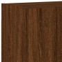 Wall-mounted TV furniture set, 4 pieces, engineered wood, brown oak. by , TV Furniture - Ref: Foro24-3216434, Price: 175,99 €...