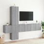 TV Wall Cabinets 5 Pieces Sonoma Gray Engineered Wood by , TV Furniture - Ref: Foro24-3216462, Price: 237,31 €, Discount: %