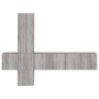 TV Wall Cabinets 5 Pieces Sonoma Gray Engineered Wood by , TV Furniture - Ref: Foro24-3216462, Price: 237,31 €, Discount: %