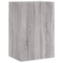 Wall-mounted TV furniture set, 6 pieces, engineered wood, Sonoma gray. by , TV Furniture - Ref: Foro24-3216476, Price: 209,71...