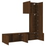 Wand-TV-Möbel 5 Stk. Holzwerkstoff braune Eiche von , TV-Möbel - Ref: Foro24-3216488, Preis: 240,23 €, Rabatt: %