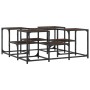 Mesa de centro madera de ingeniería roble marrón 91x91x40 cm de , Mesas de centro - Ref: Foro24-839077, Precio: 56,72 €, Desc...