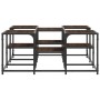 Mesa de centro madera de ingeniería roble marrón 91x91x40 cm de , Mesas de centro - Ref: Foro24-839077, Precio: 56,72 €, Desc...