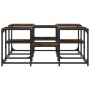 Engineered wood smoked oak coffee table 91x91x40 cm by , Coffee table - Ref: Foro24-839075, Price: 54,79 €, Discount: %