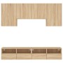 Wand-TV-Möbel 5 Stück Holzwerkstoff Sonoma Eiche von , TV-Möbel - Ref: Foro24-3216527, Preis: 181,21 €, Rabatt: %