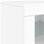 Sideboard mit weißen LED-Leuchten 60,5x37x67 cm von , Sideboards - Ref: Foro24-836616, Preis: 83,60 €, Rabatt: %