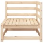 Corner garden sofa solid pine wood 70x70x67 cm by , Modular outdoor sofas - Ref: Foro24-837900, Price: 66,45 €, Discount: %