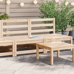 Garden sofas without armrests 2 units pine wood 70x70x67 cm by , Modular outdoor sofas - Ref: Foro24-837921, Price: 78,99 €, ...