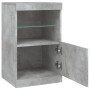 Sideboard with LED lights in concrete gray 41x37x67 cm by , Sideboards - Ref: Foro24-836682, Price: 57,18 €, Discount: %