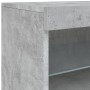 Sideboard with LED lights in concrete gray 41x37x67 cm by , Sideboards - Ref: Foro24-836682, Price: 57,18 €, Discount: %