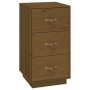 Honey brown solid pine wood bedside table 40x40x75 cm by vidaXL, Nightstands - Ref: Foro24-818341, Price: 99,87 €, Discount: %