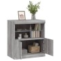 Sideboard with LED lights Sonoma gray 60x37x67 cm by , Sideboards - Ref: Foro24-836656, Price: 65,97 €, Discount: %