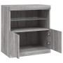 Sideboard with LED lights Sonoma gray 60x37x67 cm by , Sideboards - Ref: Foro24-836656, Price: 65,97 €, Discount: %