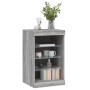 Sideboard with Sonoma grey LED lights 41x37x67 cm by , Sideboards - Ref: Foro24-836726, Price: 56,79 €, Discount: %