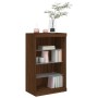 Sideboard with LED lights brown oak 60.5x37x100 cm by , Sideboards - Ref: Foro24-836713, Price: 70,91 €, Discount: %