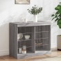 Sideboard mit LED-Leuchten in Sonoma-Grau 81x37x67 cm von , Sideboards - Ref: Foro24-836705, Preis: 80,17 €, Rabatt: %