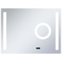 Espejo de pared de baño con LED y sensor táctil 80x60 cm de vidaXL, Espejos - Ref: Foro24-144742, Precio: 145,38 €, Descuento: %