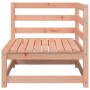 Garden sofa with footrest, 2 seats, solid Douglas fir wood by , Modular outdoor sofas - Ref: Foro24-837975, Price: 117,88 €, ...