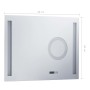 Espejo de pared de baño con LED y sensor táctil 80x60 cm de vidaXL, Espejos - Ref: Foro24-144742, Precio: 145,38 €, Descuento: %