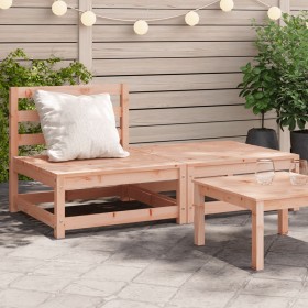 Garden sofa without armrests with solid Douglas wood stool by , Modular outdoor sofas - Ref: Foro24-837961, Price: 77,11 €, D...