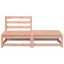 Gartensofa ohne Armlehnen mit Massivholzhocker Douglas von , Modulare Sofas für den Außenbereich - Ref: Foro24-837961, Preis:...