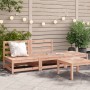 Garden sofa without armrests with solid Douglas wood stool by , Modular outdoor sofas - Ref: Foro24-837968, Price: 124,01 €, ...