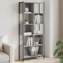 Estantería madera de ingeniería gris Sonoma 72x28x172 cm de , Librerías y estanterías - Ref: Foro24-3213655, Precio: 108,02 €...