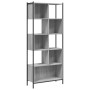 Engineered wood bookshelf in Sonoma gray, 72x28x172 cm by , Bookcases and shelves - Ref: Foro24-3213655, Price: 108,02 €, Dis...