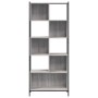 Engineered wood bookshelf in Sonoma gray, 72x28x172 cm by , Bookcases and shelves - Ref: Foro24-3213655, Price: 108,02 €, Dis...