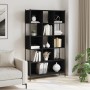 Engineered wood black shelf 102x28x172 cm by , Bookcases and shelves - Ref: Foro24-3213657, Price: 146,99 €, Discount: %