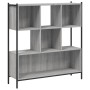 Estantería madera de ingeniería gris Sonoma 102x28x172 cm de , Librerías y estanterías - Ref: Foro24-3213660, Precio: 150,40 ...