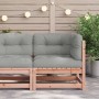 Eck-Gartensofa aus Douglasienholz mit Kissen von , Modulare Sofas für den Außenbereich - Ref: Foro24-838067, Preis: 90,63 €, ...