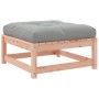 Garden stool with cushion made of solid Douglas fir wood by , Modular outdoor sofas - Ref: Foro24-838099, Price: 66,26 €, Dis...