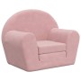 Sofá cama para niños felpa suave rosa de , Mobiliario para bebés y niños pequeños - Ref: Foro24-356997, Precio: 43,22 €, Desc...