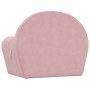 Sofá cama para niños felpa suave rosa de , Mobiliario para bebés y niños pequeños - Ref: Foro24-356997, Precio: 43,22 €, Desc...