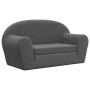 Kinderschlafsofa 2 Sitze, weicher Plüsch, anthrazitgrau von , Baby- und Kleinkindmöbel - Ref: Foro24-357000, Preis: 55,67 €, ...