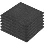 Losetas de goma protección de caídas 6 unidades 50x50x3cm negro de vidaXL, Suelos y moquetas - Ref: Foro24-91785, Precio: 103...