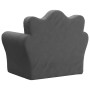 Sofá cama infantil felpa suave gris antracita de , Mobiliario para bebés y niños pequeños - Ref: Foro24-357054, Precio: 37,22...