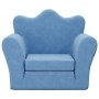 Blaues Kinderschlafsofa aus weichem Plüsch von , Baby- und Kleinkindmöbel - Ref: Foro24-357056, Preis: 36,99 €, Rabatt: %