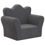 Soft plush gray anthracite children's sofa by , Baby and Toddler Furniture - Ref: Foro24-357042, Price: 36,12 €, Discount: %