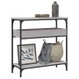 Mesa consola estante madera ingeniería Sonoma gris 75x29x75 cm de , Mesas auxiliares - Ref: Foro24-837715, Precio: 45,42 €, D...