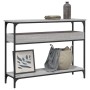 Mesa consola estante madera ingeniería Sonoma gris 100x29x75 cm de , Mesas auxiliares - Ref: Foro24-837720, Precio: 56,59 €, ...