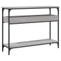 Mesa consola estante madera ingeniería Sonoma gris 100x29x75 cm de , Mesas auxiliares - Ref: Foro24-837720, Precio: 56,59 €, ...