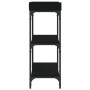 Console table with black shelves 100x30x80 cm by , Side tables - Ref: Foro24-837807, Price: 52,97 €, Discount: %