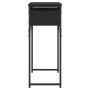 Mesa consola con estante madera ingeniería negra 75x30x75 cm de , Mesas auxiliares - Ref: Foro24-837797, Precio: 36,48 €, Des...