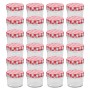 Glass jam jars white and red lid 24 pcs 110 ml by vidaXL, honey jars - Ref: Foro24-50789, Price: 38,12 €, Discount: %