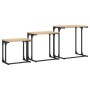 Stapelbare Couchtische 3 Stk. Holzwerkstoff Sonoma Eiche von , Couchtisch - Ref: Foro24-837818, Preis: 36,52 €, Rabatt: %