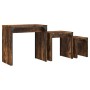 Stackable coffee tables, set of 3, engineered wood in smoked oak. by , Coffee table - Ref: Foro24-837824, Price: 46,40 €, Dis...