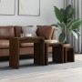 Stackable coffee tables 3 pieces engineered wood oak brown by , Coffee table - Ref: Foro24-837826, Price: 47,52 €, Discount: %