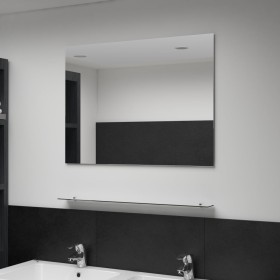 Wall mirror with tempered glass shelf 80x60 cm by vidaXL, Mirrors - Ref: Foro24-249442, Price: 46,99 €, Discount: %